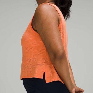 Lululemon Train to Be Tank- Orange Lightweight Athletic Tank- Size 10